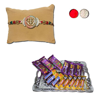 "RAKHI -AD 4060 A, Choco Thali - code RC10 - Click here to View more details about this Product